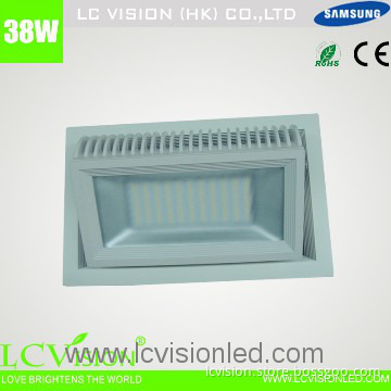 LED Lighting/ Square Adjustable 50W Samsung LED down light/ 4350lm